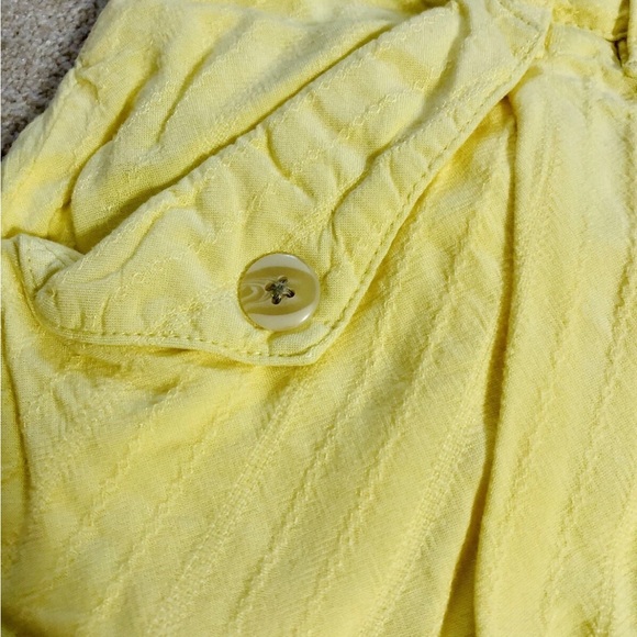 Kimchi Blue Urban Outfitters Yellow Super Soft High Waisted Shorts - Picture 4 of 6